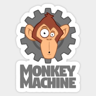 Monkey Machine Logo Sticker